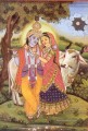 Radha Krishna und Kuh Hindu